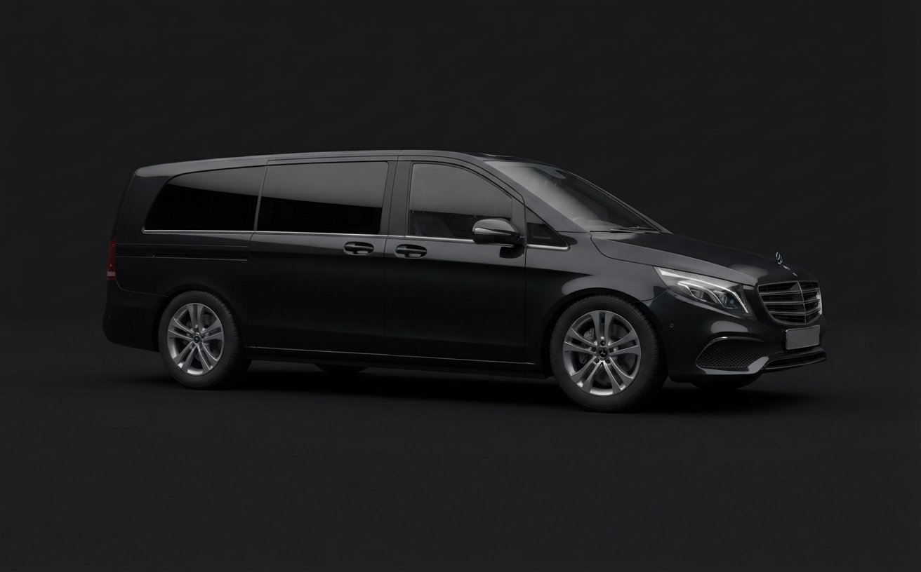 Mercedes-Benz V-Class, موديل 2021، سوداء